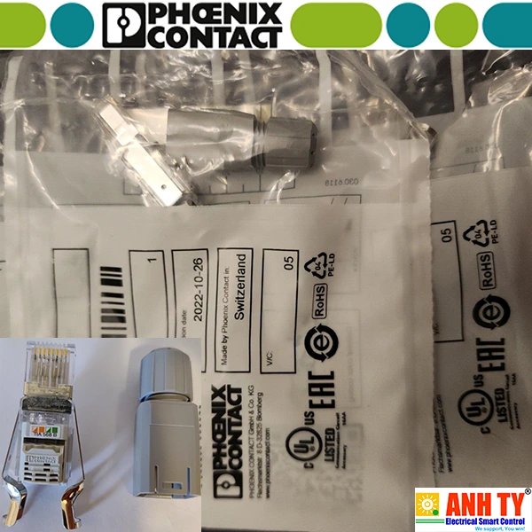 Đầu nối cáp RJ45 Phoenix Contact VS-08-RJ45-5-Q/IP20 - 1656725