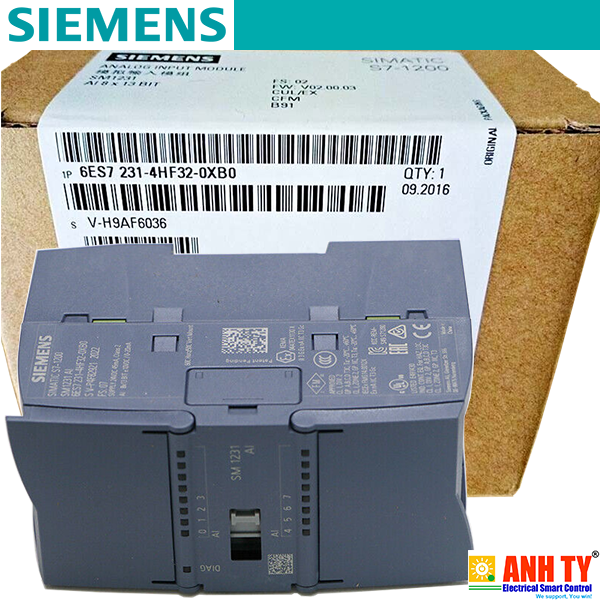 Đầu vào analog Siemens 6ES7231-4HF32-0XB0 | SIMATIC S7-1200 Analog input SM 1231