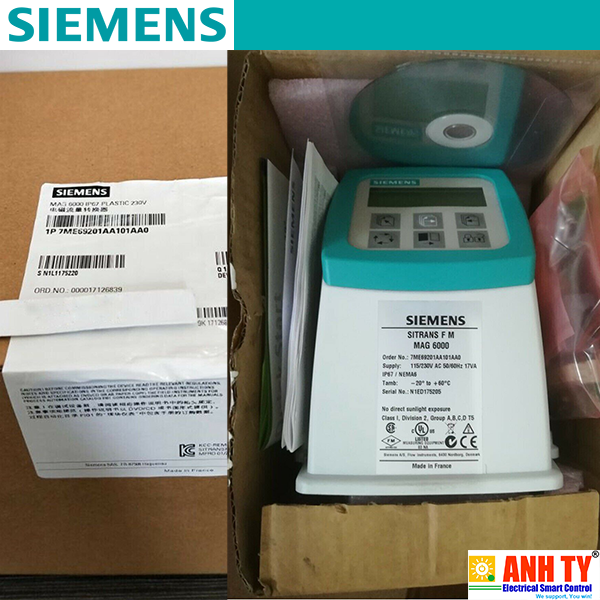 Siemens 7ME6920-1AA10-1AA0 | Đồng hồ hiển thị lưu lượng SITRANS FM MAG 6000