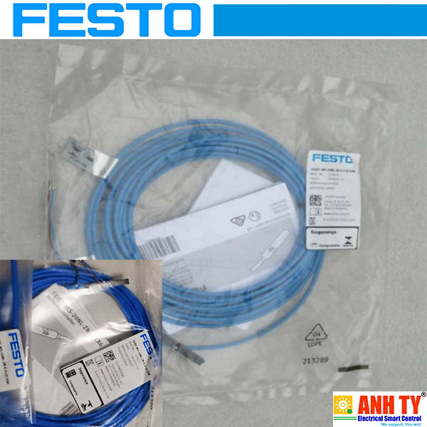 Festo SDBT-MS-20NL-ZN-E-5-LE-EX6 | 579071 | Proximity sensor -Cảm biến tiệm cận điện từ Chống cháy nổ Kháng dầu T-slot EN 60947-5-6 28V NAMUR IP65 IP68
