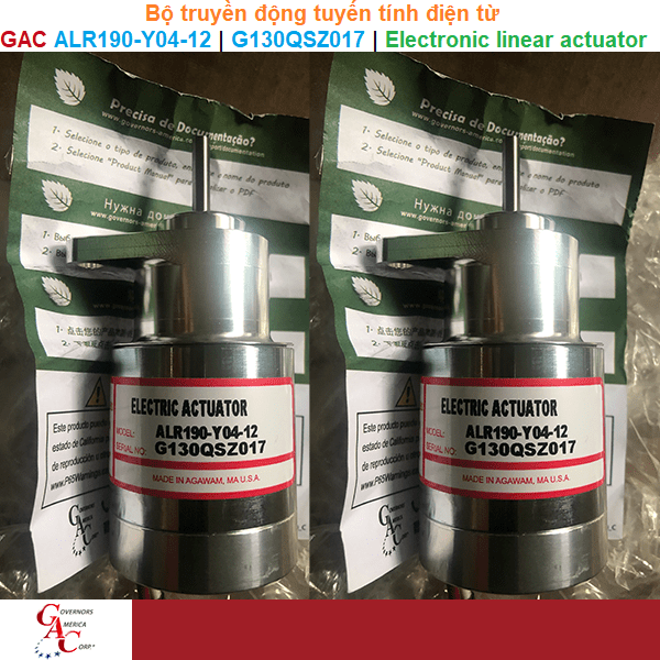 GAC ALR190-Y04-12 | G130QSZ017 | Electronic linear actuator -Bộ truyền động tuyến tính điện từ