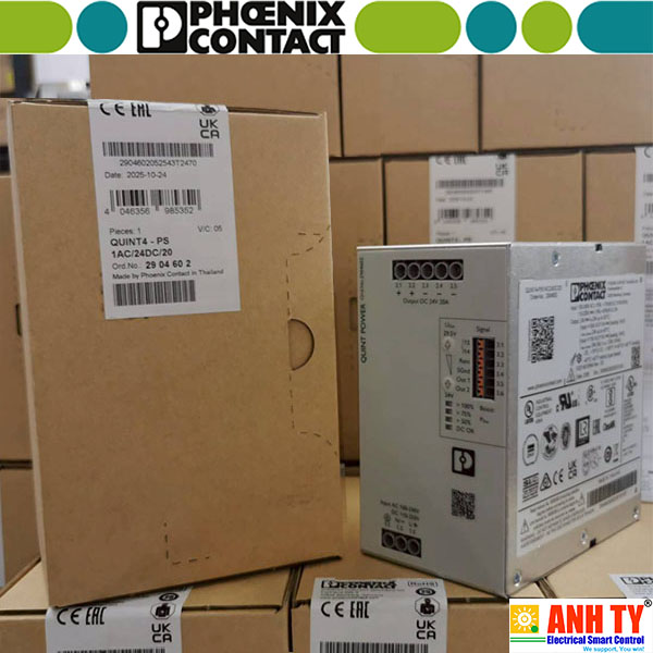 Bộ nguồn Phoenix Contact QUINT4-PS/1AC/24DC/20 -2904602 | 1P 24VDC 20A