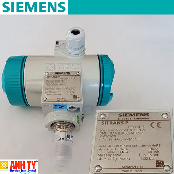 Cảm biến áp suất Siemens 7MF4033-1DA00-1AB7-Z B11+C11+C12+Y01+Y16+Y21