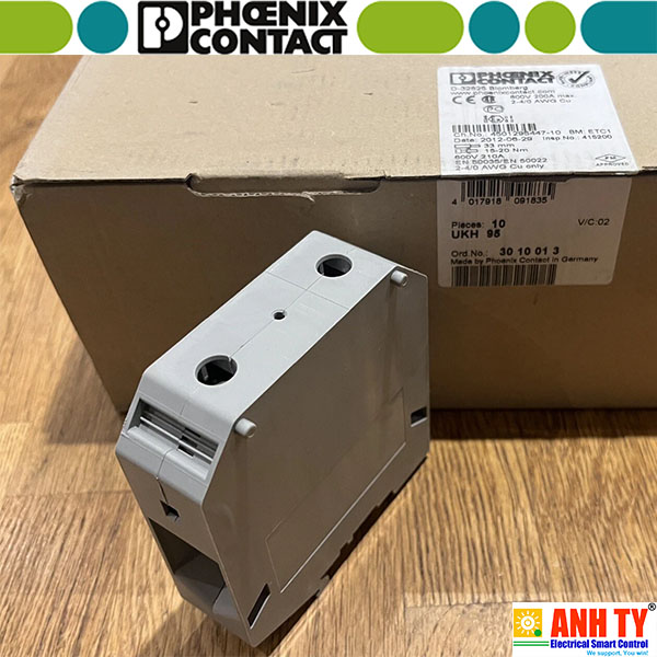 Cầu đấu nối điện 35-95mm2 1000V 232A Phoenix Contact UKH 95 - 3010013