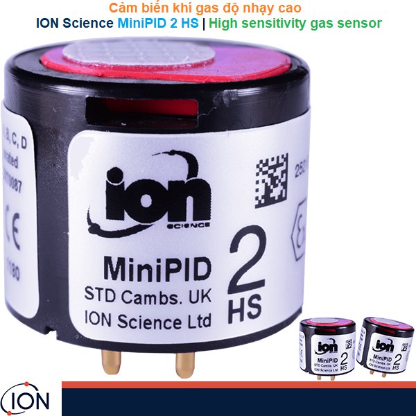 ION Science MiniPID 2 HS | high sensitivity gas sensor -Cảm biến khí gas độ nhạy cao