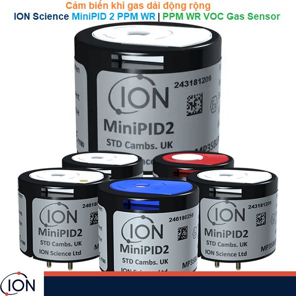 ION Science MiniPID 2 PPM WR | PPM WR VOC Gas Sensor -Cảm biến khí gas dải động rộng