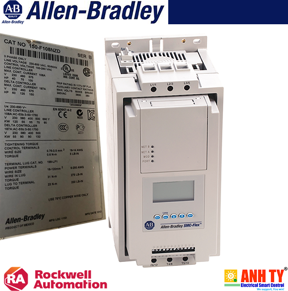Khởi động mềm AB Allen-Bradley Rockwell 150-F108NZD