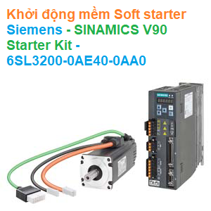 Khởi động mềm Soft starter Siemens - SINAMICS V90 Starter Kit - 6SL3200-0AE40-0AA0