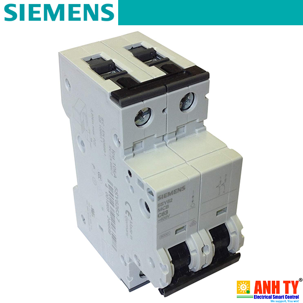 MCB 2P 63A 6kA Siemens 5SY6263-7