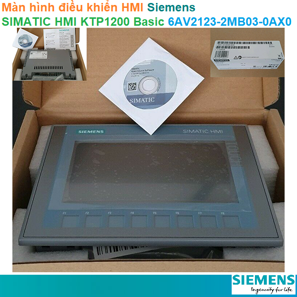 Màn hình điều khiển HMI - Siemens - SIMATIC HMI KTP1200 Basic 6AV2123-2MB03-0AX0