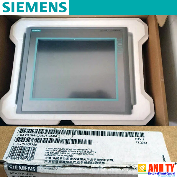 Siemens 6AV6644-0AA01-2AX0 | Màn hình điều khiển SIMATIC MP 377 12"