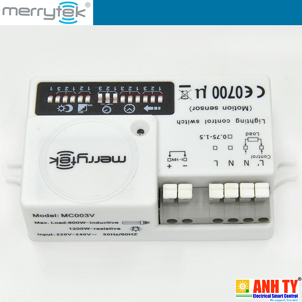 Merrytek MC003V | 800w 1-10v Corridor dimming DALI motion sensor -Cảm biến chuyển động chỉnh sáng hành lang cầu thang