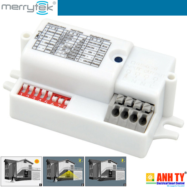 Merrytek MC090S E | Floodlight motion sensor -Cảm biến chuyển động điều khiển đèn pha