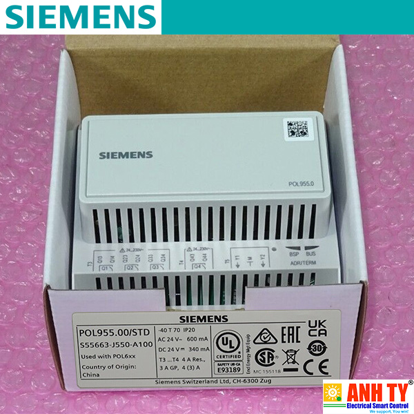 Mô-đun mở rộng I/O Climatix Siemens POL955.00/STD | S55663-J550-A100