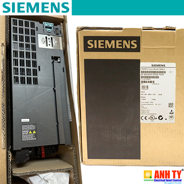Mô-đun nguồn Siemens 6SL3210-1PE22-7UL0 | G120 Power module PM240-2