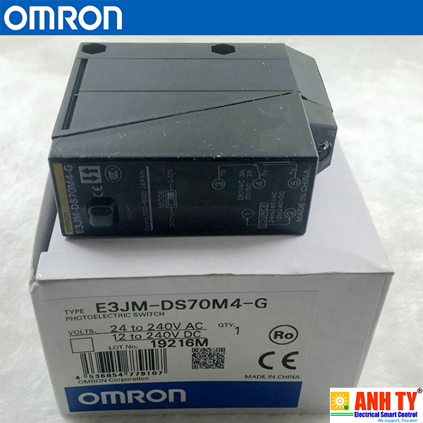 Omron E3JM-DS70M4-G | Diffuse photoelectric sensor -Cảm biến quang khuếch tán LED hồng ngoại 700mm Light-ON/Dark-ON Relay Cầu đấu
