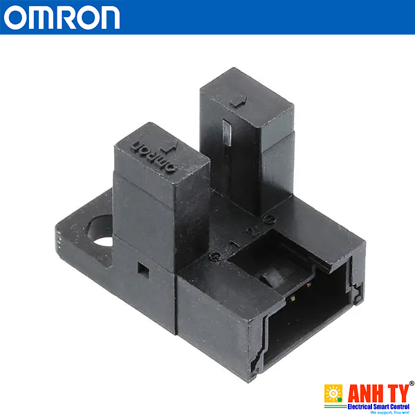 Omron EE-SX974-C1 | Through-beam photo micro sensor -Cảm biến quang thu-phát Slot 5mm Dark-ON Light-ON NPN Đèn báo Đầu nối