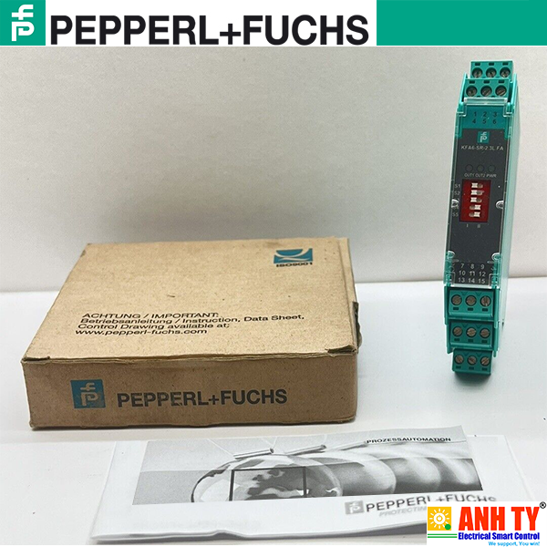 Pepperl Fuchs KFA6-SR-2.3L | Switch Amplifier -Bộ khuếch đại chuyển mạch 2-Kênh điều hòa tín hiệu 115/230V AC 3-wire PNP/NPN Push-Pull Relay DIP Min-Max SIL 2IEC/EN 61508