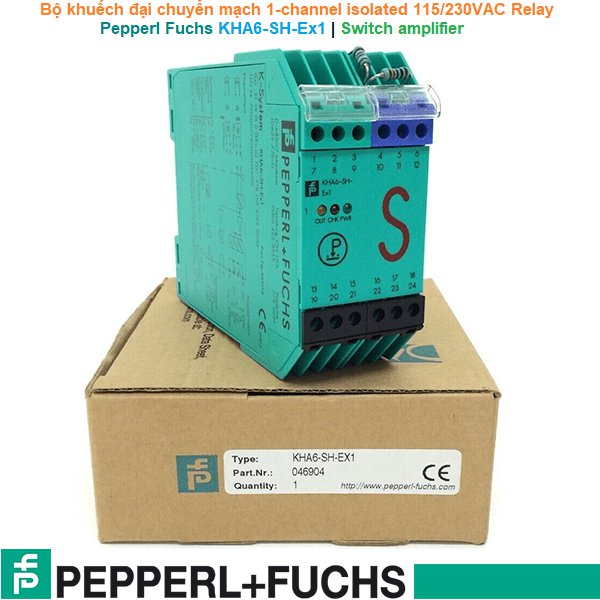 Pepperl Fuchs KHA6-SH-Ex1 | Switch amplifier -Bộ khuếch đại chuyển mạch 1-channel isolated 115/230VAC Relay