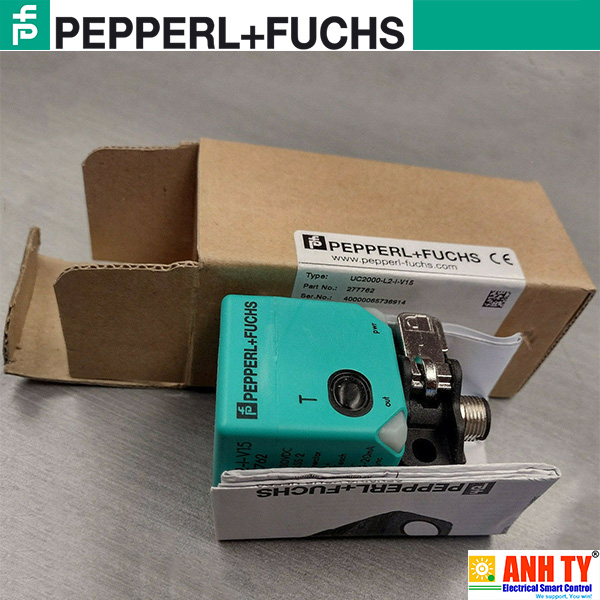 Pepperl Fuchs UC4000-L2-I-V15 | 277770 | Ultrasonic sensor -Cảm biến siêu âm 200-4000mm 10-30VDC 4-20MA 5-Pin M12