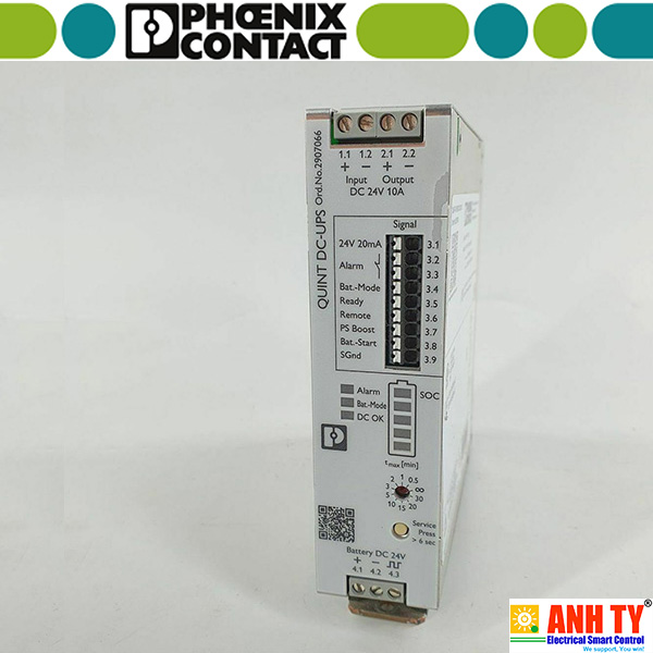 Phoenix Contact QUINT4-UPS/24DC/24DC/10 - 2907066 | Uninterruptible power supply -Bộ lưu điện UPS 24VDC 24VDC 10A