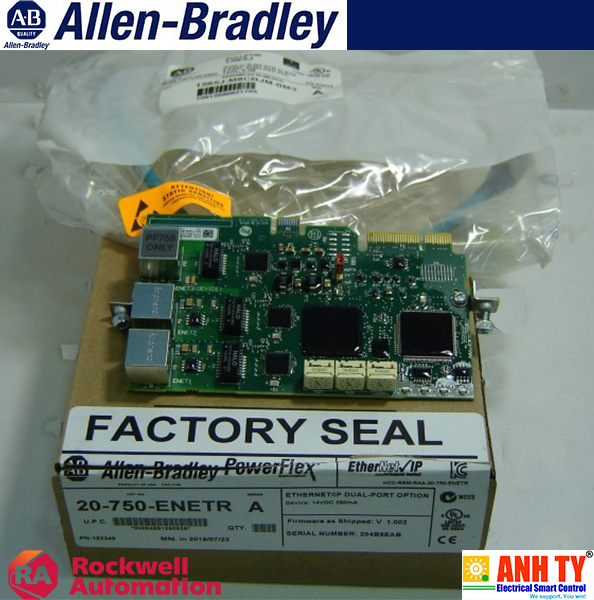 PowerFlex 750 EtherNet-IP Adapter Allen-Bradley 20-750-ENETR