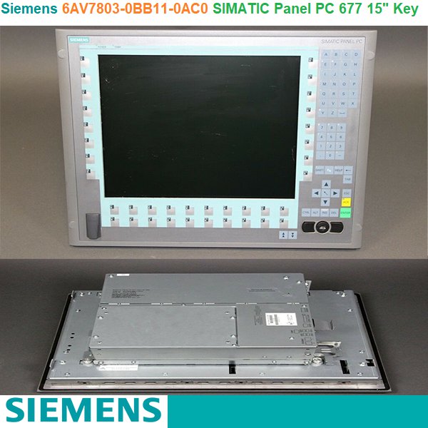 SIEMENS 6AV7803-0BB11-0AC0 SIMATIC Panel PC 677 15" Key - Máy tính bảng phím điều khiển  15 inches