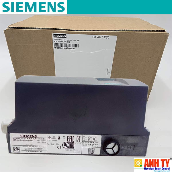 Siemens 6DR5010-0NG00-0AA0 | SIPART PS2 Smart electropneumatic positioner -Bộ định vị điện khí nén 2-wire 4-20mA M20x1.5 G 1/4