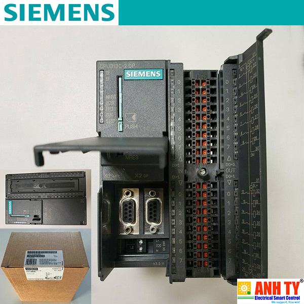 Siemens 6ES7313-6CG04-0AB0 | CPU 313C-2 DP -Bộ lập trình PLC SIMATIC S7-300 MPI 16 DI/16 DO 3Bộ đếm 30kHz DP Nguồn tích hợp 24VDC Mem 128KB