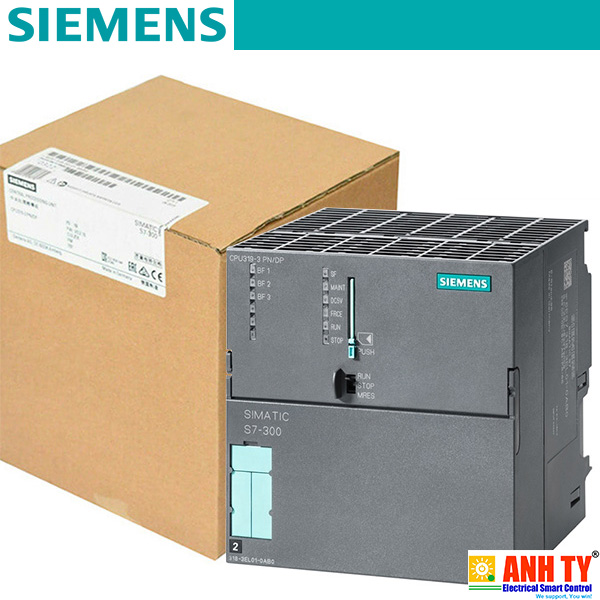Siemens 6ES7318-3EL01-0AB0 | CPU 319-3 PN/DP -Bộ lập trình PLC SIMATIC S7-300 2MB MPI/DP 12 Mbit/s DP master/slave Ethernet PROFINET 2-port switch