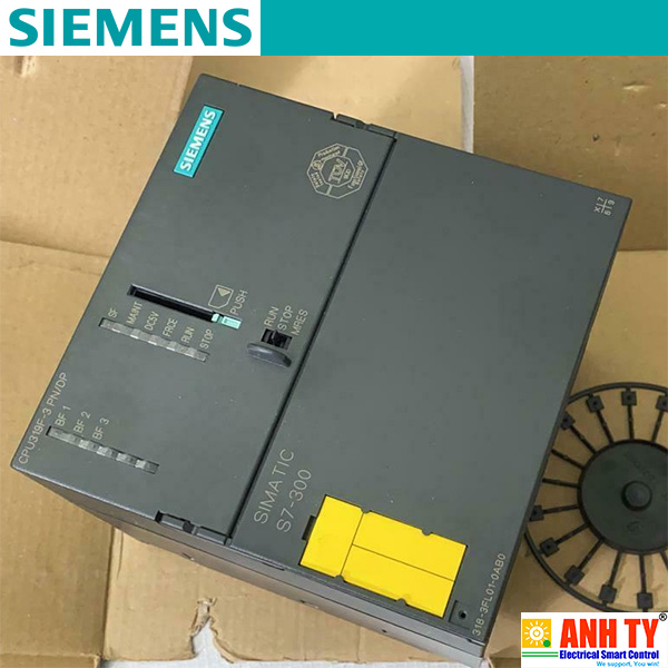 Siemens 6ES7318-3FL01-0AB0 | CPU319F-3 PN/DP -Bộ lập trình PLC SIMATIC S7-300 Mem 2.5MB  MPI/DP 12Mbit/s DP master/slave Ethernet PROFINET