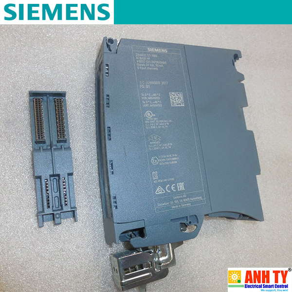 Siemens 6ES7531-7NF00-0AB0 | SIMATIC S7-1500 Analog input module -Mô-đun đầu vào analog AI 8xU/I HF 24-bit 0,1% 8-Kênh nhóm 1 30VAC 60VDC Diagnostics Hardware interrupts