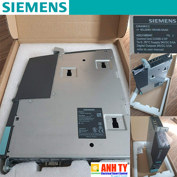 Siemens 6SL3040-1MA00-0AA0 | SINAMICS Control unit CU320-2 DP -Mô-đun điều khiển có PROFIBUS và không thẻ nhớ
