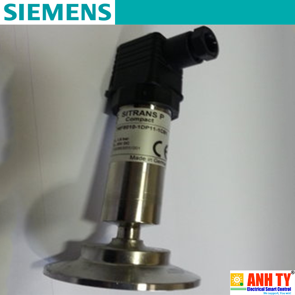 Siemens 7MF8010-1AG11-1CA1 | SITRANS P Pressure transmitter -Cảm biến áp suất 0-1bar 4-20mA 2-Wire 140°C Proc-conn DIN 11851 DN 50 Elec-connDIN 43650 IP65 cho Thực phẩm Dược Sinh học