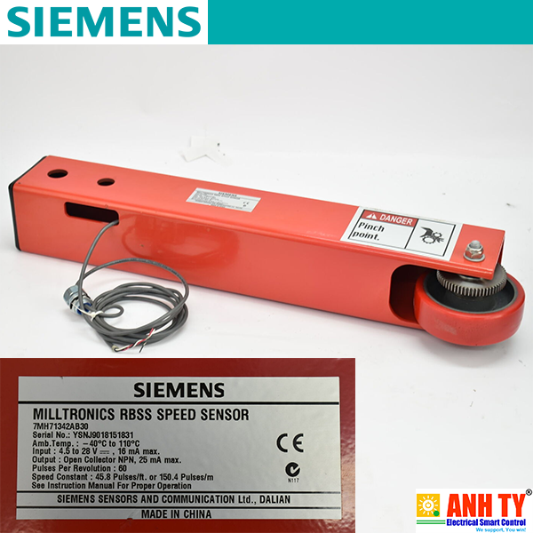 Siemens 7MH7134-2AB30 | Milltronics RBSS Speed sensor -Cảm biến tốc độ Lắp return belt 2-450rpm 150.4 pulses/m 60prr CE RCM EAC KCC