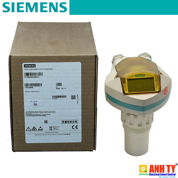 Siemens 7ML5221-2BA11-Z Y15 | SITRANS Probe LU Ultrasonic level transmitter -Đầu dò cảm biến mức siêu âm Liên tục 12m Monitors Volume PROFIBUS PA 4-20mA HART