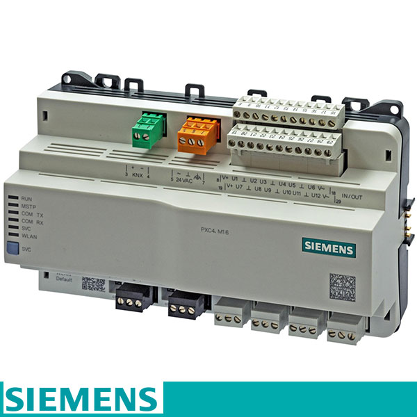 Siemens PXC4.M16 | Automation Station 16 Input/Outputs Modbus BACnet MS/TP -Bộ lập trình điều khiển HVAC và nhà thông minh 16 kênh