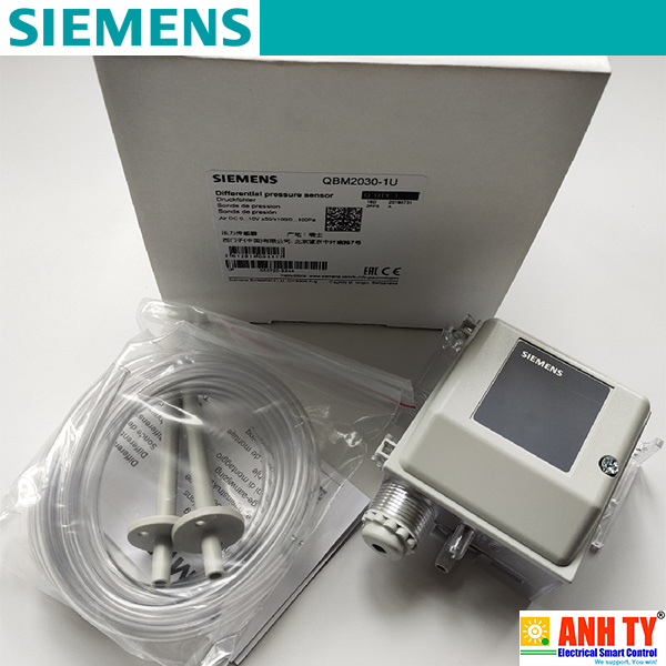 Siemens QBM2030-1U | Differential pressure sensor -Cảm biến chênh lệch áp suất không khí -50-50Pa -100-100Pa 0-100Pa
