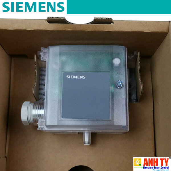 Siemens QBM3120-5 | Air duct differential pressure sensor -Cảm biến chênh lệch áp suất không khí 0-500P 4-20mA 8-33VDC IP54