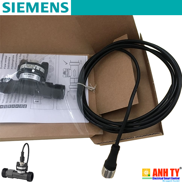 Siemens QVE2100.010 | Flow sensor -Cảm biến lưu lượng chất lỏng cho đường ống DN10 4-20mA