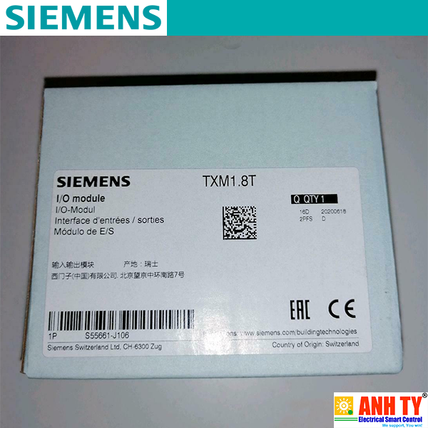 Siemens TXM1.8T | 8 Triac output module -Mô-đun đầu ra 8AO Triac