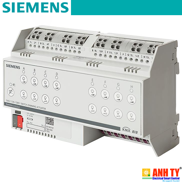 Switch/Dim actuator 8xAC230V 10AX 10V Siemens N 536D51 | 5WG1536-1DB51
