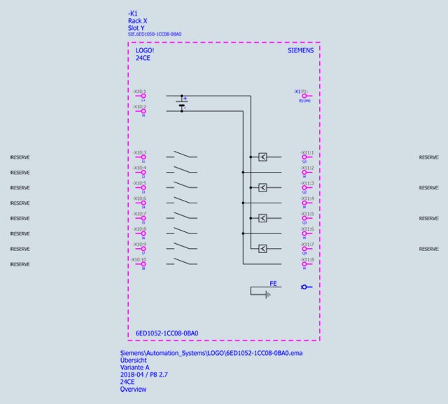 01 Bộ điều khiển PLC controller - Siemens - LOGO! 24 CE 6ED1052-1CC08-0BA0