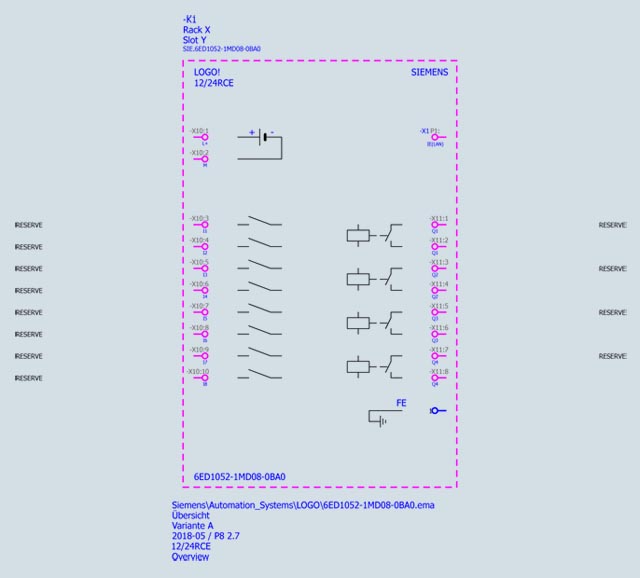 02 Bộ lập trình điều khiển PLC controller - Siemens - LOGO! 12/24RCE 6ED1052-1MD08-0BA0