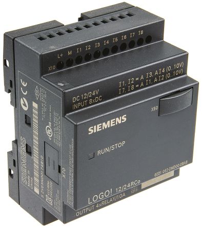 02 Bộ lập trình điều khiển PLC controller - Siemens - LOGO! 24RCEO (AC) 6ED1052-2HB08-0BA0