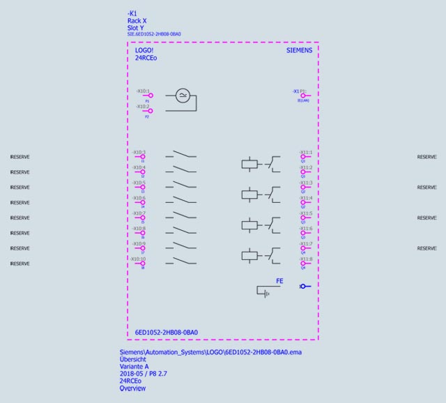 05 Bộ lập trình điều khiển PLC controller - Siemens - LOGO! 24RCEO (AC) 6ED1052-2HB08-0BA0