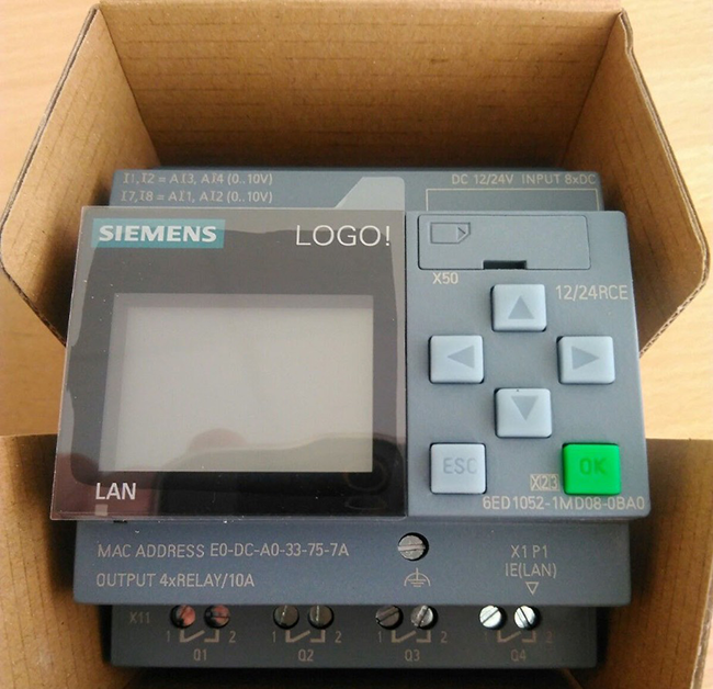 06 Bộ lập trình điều khiển PLC controller - Siemens - LOGO! 24RCE 6ED1052-1HB08-0BA0