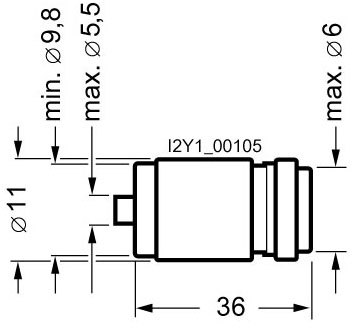 Bản vẽ kỹ thuật Cầu chì Fuse 2A 400vAC 250vDC - Siemens - NEOZED fuse link 5SE2302