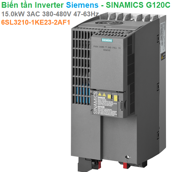 Biến tần Inverter Siemens - SINAMICS G120C 15.0kW 3AC 380-480V 47-63Hz - 6SL3210-1KE23-2AF1