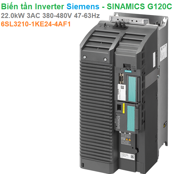 Biến tần Inverter Siemens - SINAMICS G120C 22.0kW 3AC 380-480V 47-63Hz - 6SL3210-1KE24-4AF1